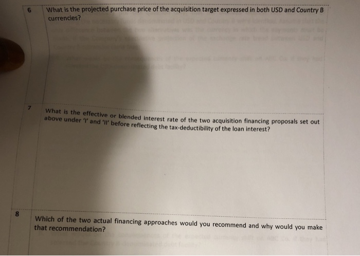 set of facts. Assume ABC Co. is interested in acquiring a firm