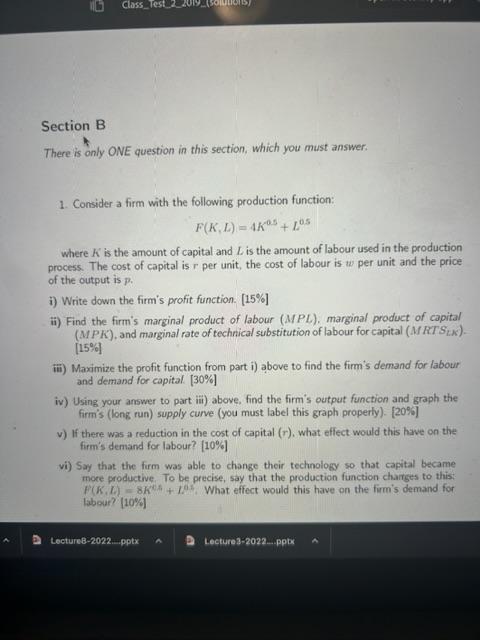  Section B There is only ONE question in this section, which