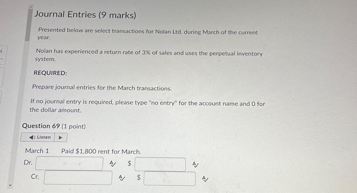 I need the answer and steps for it asap. thanks March 5