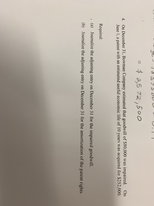  please show work 5. On April 15, Compton Co. paid $2,800