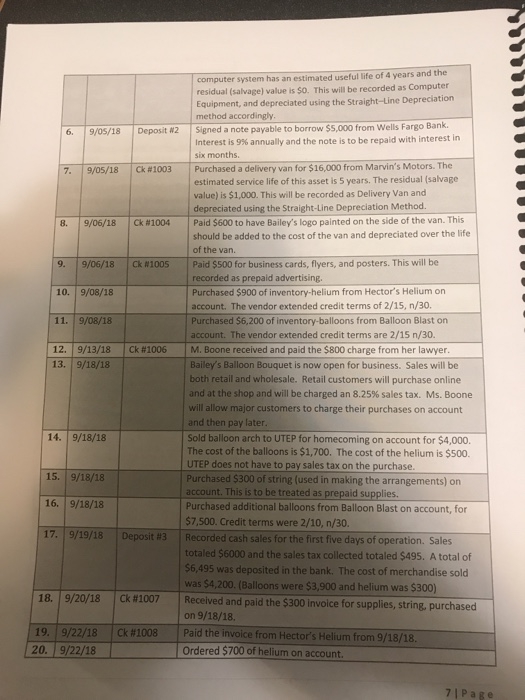 of the Practice Set and then entering the entries into Blackboard. For