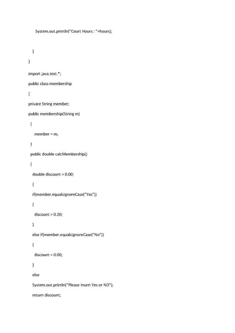 : Anne Telephone Number :1111111 IC Number: 1001 Court Type : Badminton