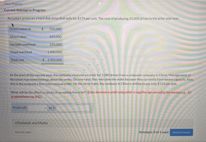  Current Attempt in Progress Accustart produces a hard disk drive that