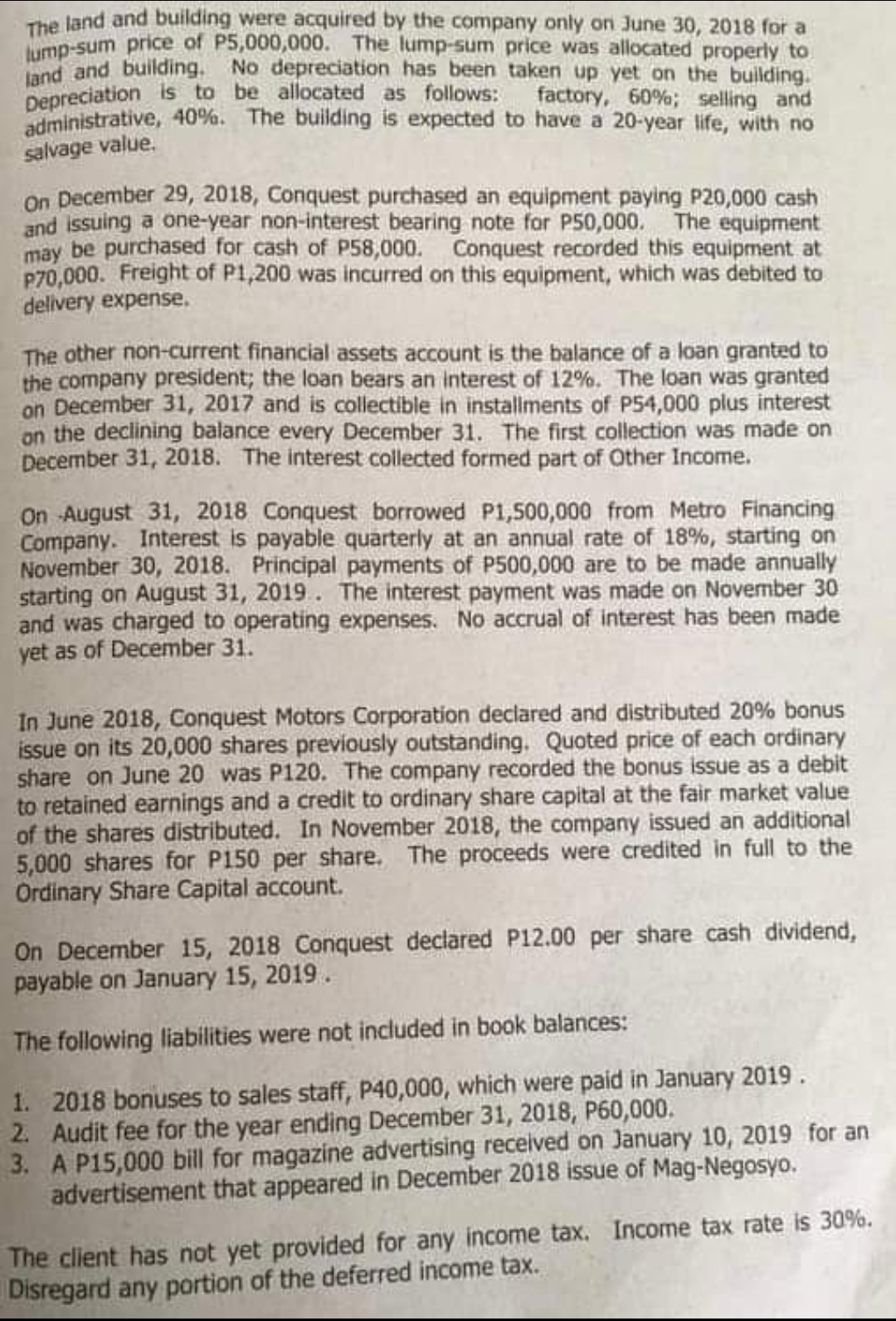  NOTE: PLS ANSWER WITH COMPLETE SOLUTION REQUIREMENTS: Adjusted balances of the