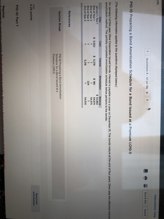  P10-10 Preparing a Bond Amortization Schedule for a Bond Issued at