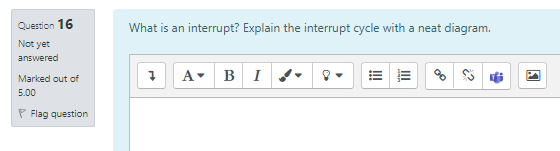  What is an interrupt? Explain the interrupt cycle with a neat