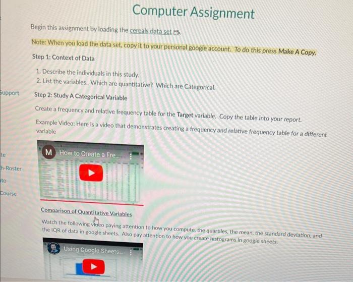 up a Word or Google document to write your report. You will