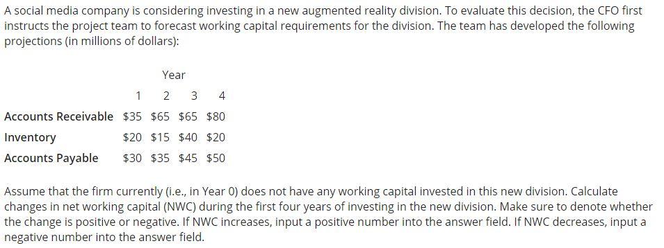  Please show calculation in excel. (a) What is the change in