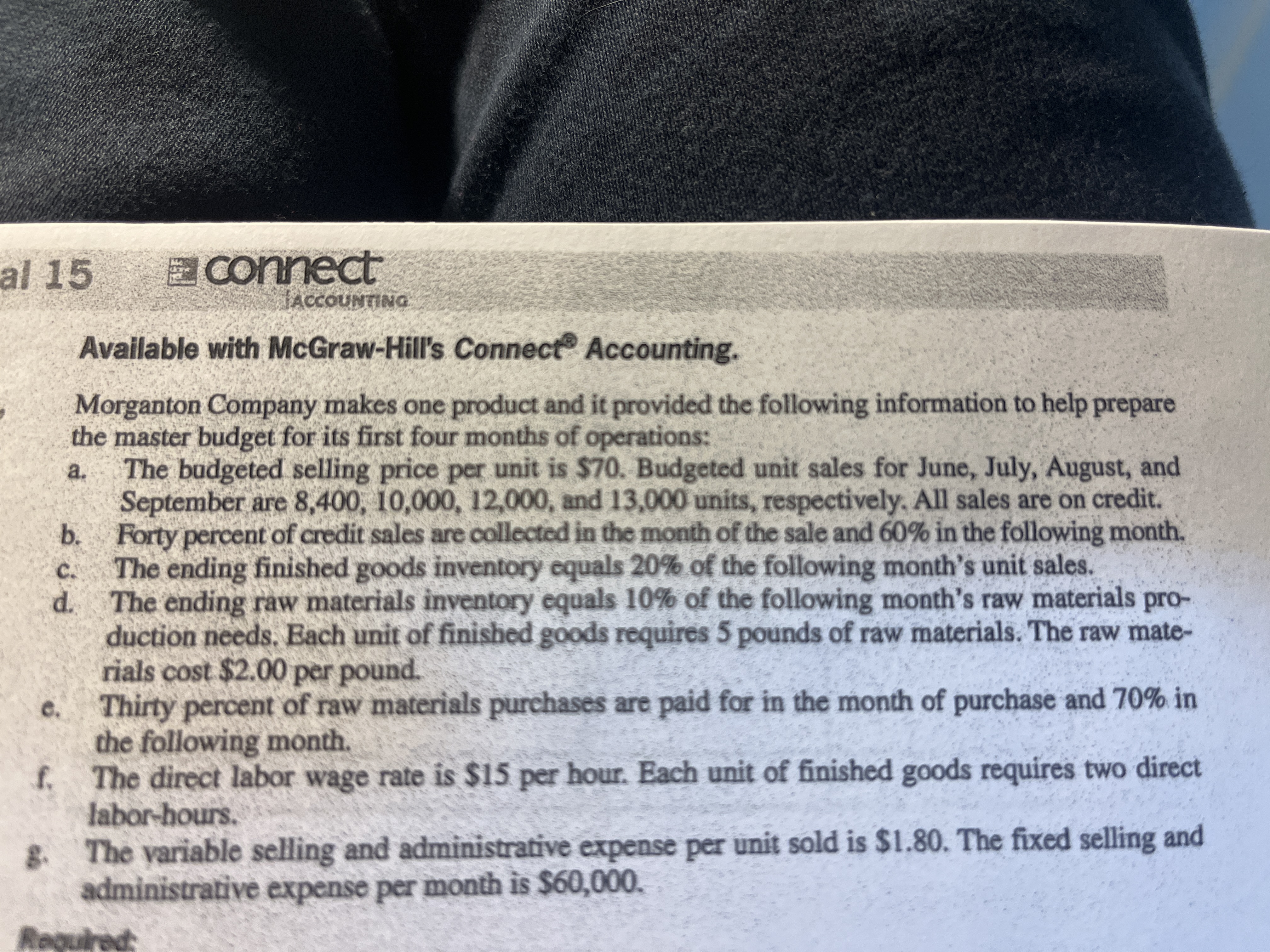  5. If 61,000 pounds of raw materials are needed to meet