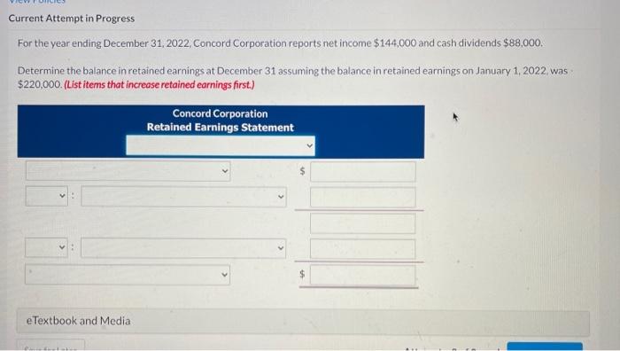  Current Attempt in Progress For the year ending December 31, 2022.