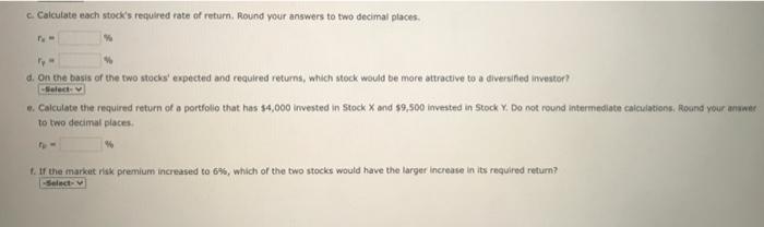 beta coefficient of 0.8, and a 35% standard deviation of expected returns