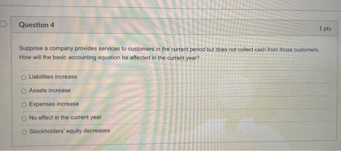 Debit and Credit A company had the following transactions: 1. Receive cash