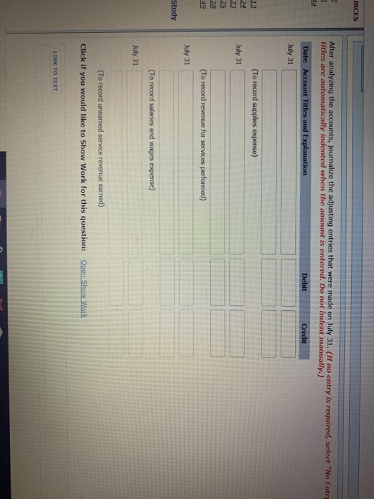 Expense $80, and Ublities Expense $540. In reviewing the'statement, you discover the