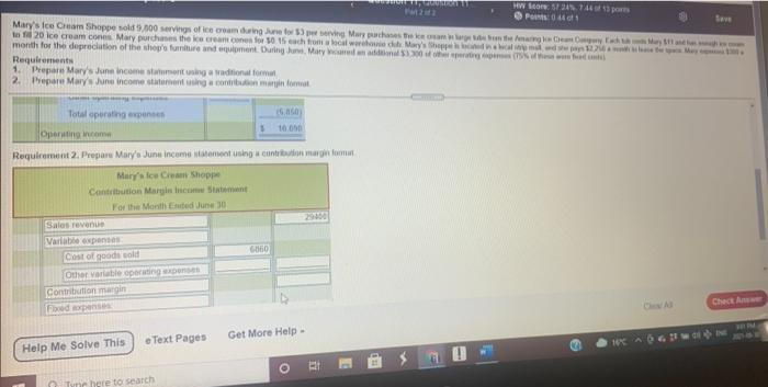 57245 744 0f 13 ports 411 Mary's Ice Cream Shoppe sol.600 rings