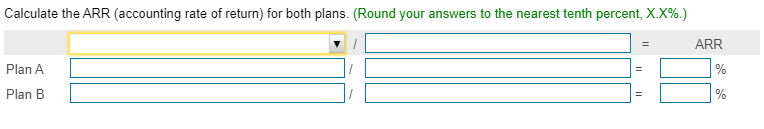 Drop down options are amount invested, average amount invested, Average annual