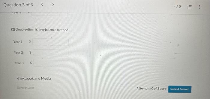 $18,000. The company planned to keep it for four years, after which