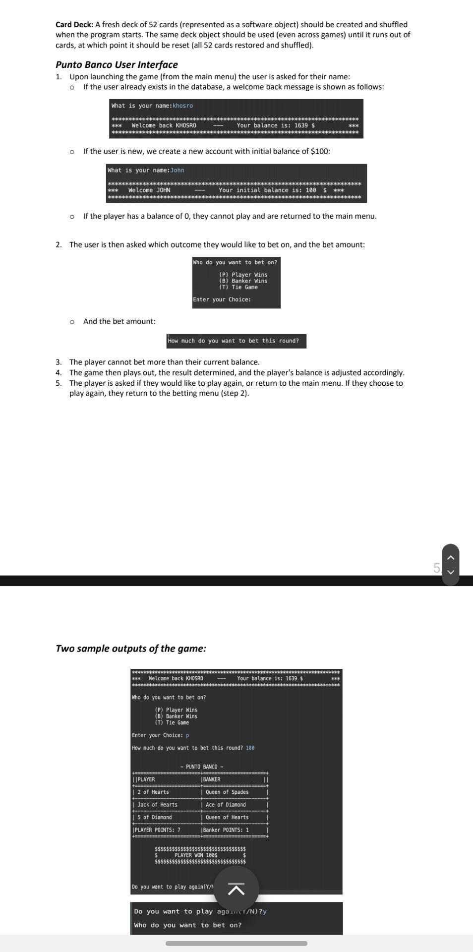 The due date for this assignment is posted in D2L. The Problem