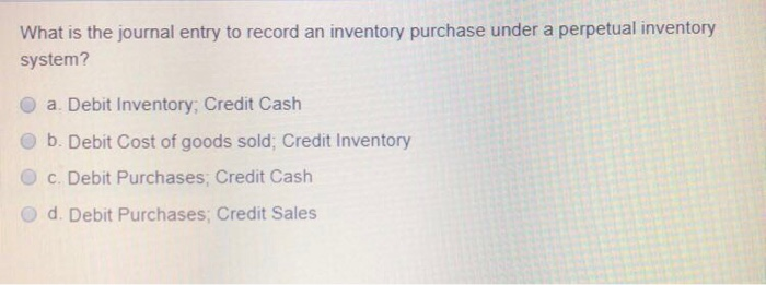 all 3 together What is the journal entry to record cost of