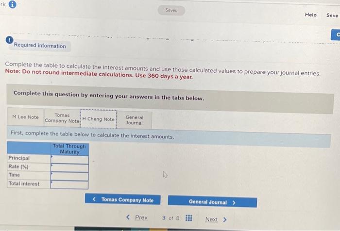 his past-due account receivable. Note: Enter debits before credits. Complete the table