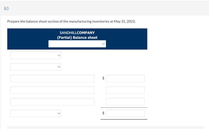  12. Fill out part C, based off information found in part