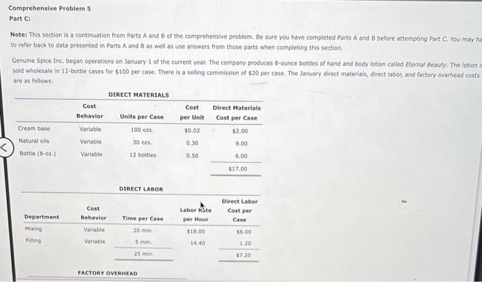  Note: This section is a continuation from Parts A and B