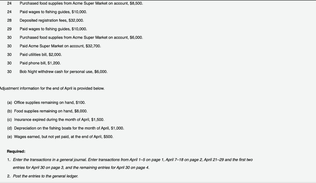 Bob Night opened The General's Favorite Fishing Hole. The fishing camp is