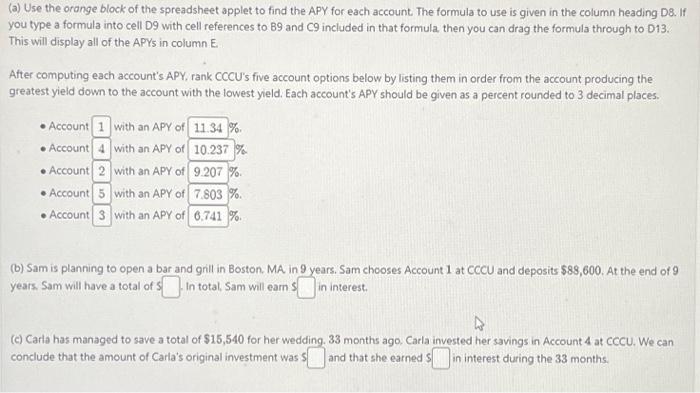 & APR (%) & Periods & Int. / Per & Years &