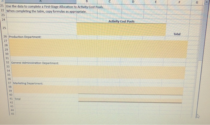 Excel Simulation and the Excel functions descnbed below to complete the task