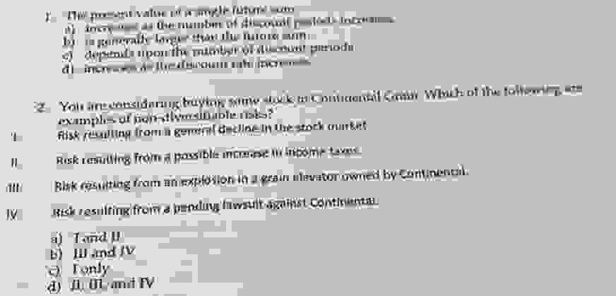  a) Th B) H and 1V => Igndy (d) dil mut