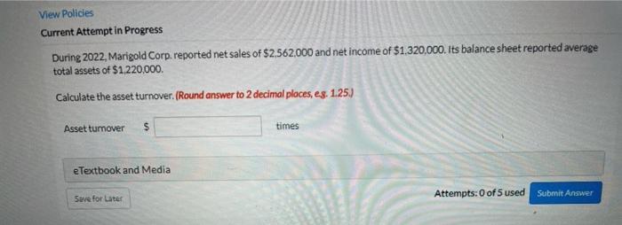  View Policies Current Attempt in Progress During 2022, Marigold Corp. reported