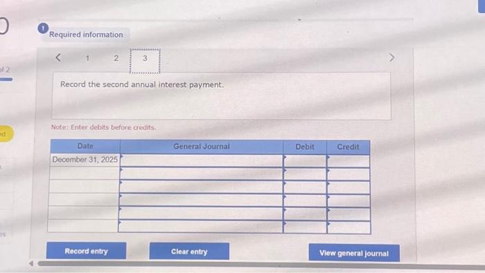 bonds, due in 10 years, with interest payable annually on December 31