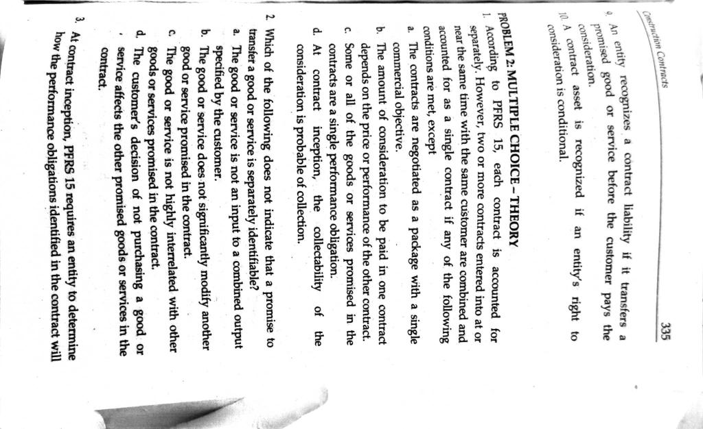 9. An entity recognizes a contract liability if it transfers a
