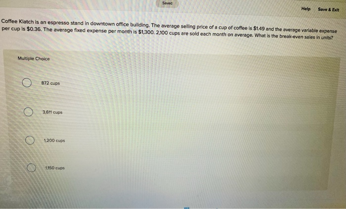  Seved Help Save & Exit Coffee Klatch is an espresso stand