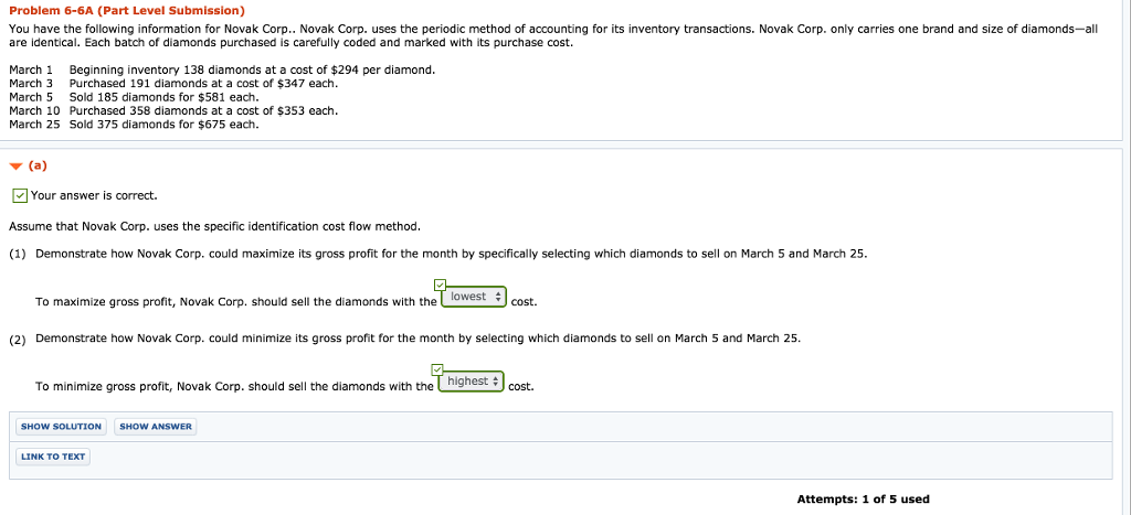  I really dont understand where I'm going wrong with COGS, both