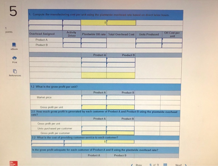 rate LO P1, P3, A1, A2 The following data are for the
