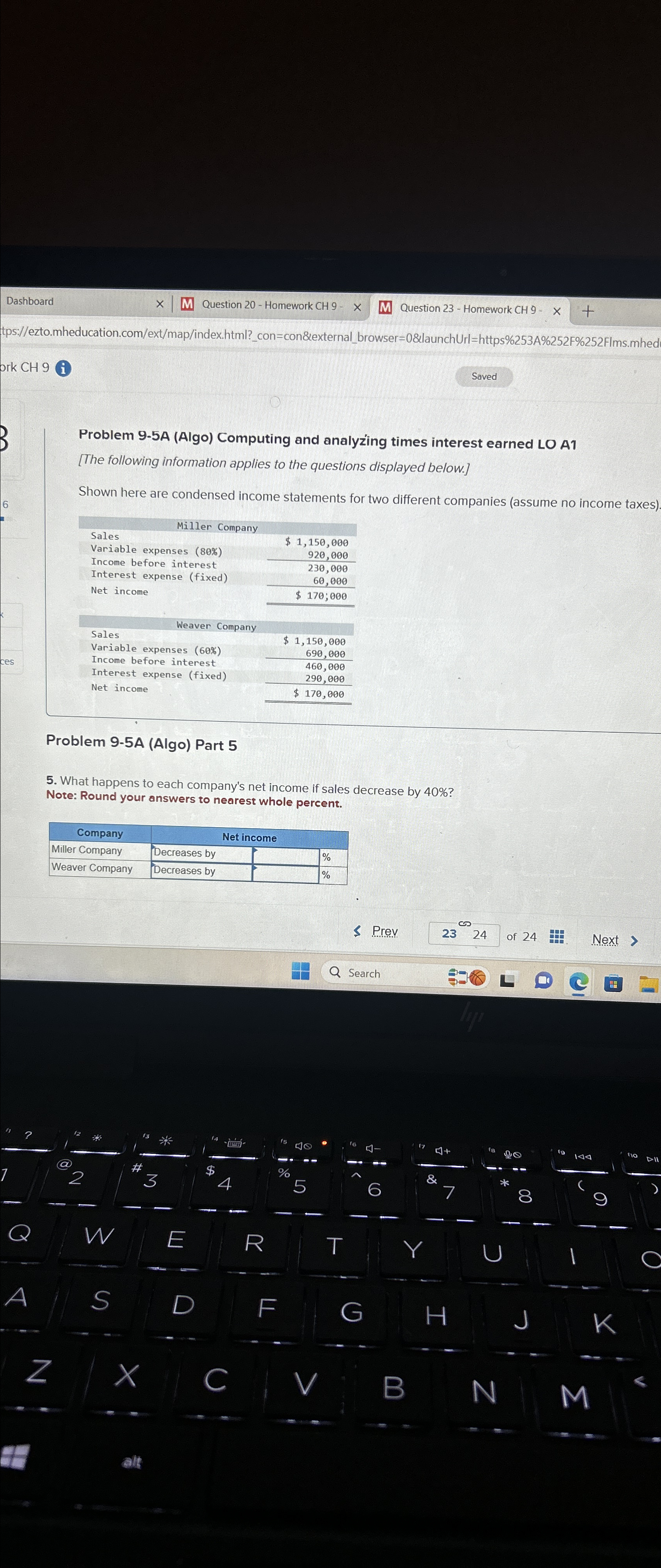  Dashboard Question 20- Homework CH 9- Question 23- Homework CH9-x+ tps://ezto.mheducation.com/ext/map/index.html?_con=con&external_browser=0&launchUrl=https%253A%252F%252Flms.mhed