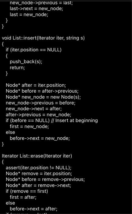 list. The node after the last node should be the first node.