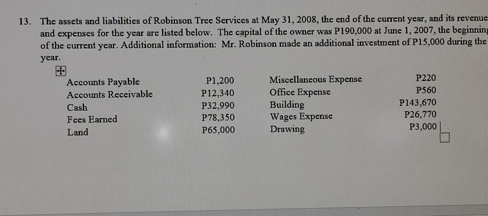  Prepare a balance sheet for the current year ended May 31,