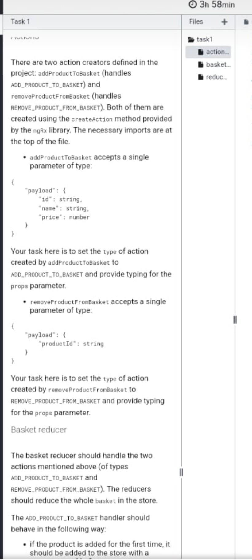 and removed from the basket. If they already exist in the basket,