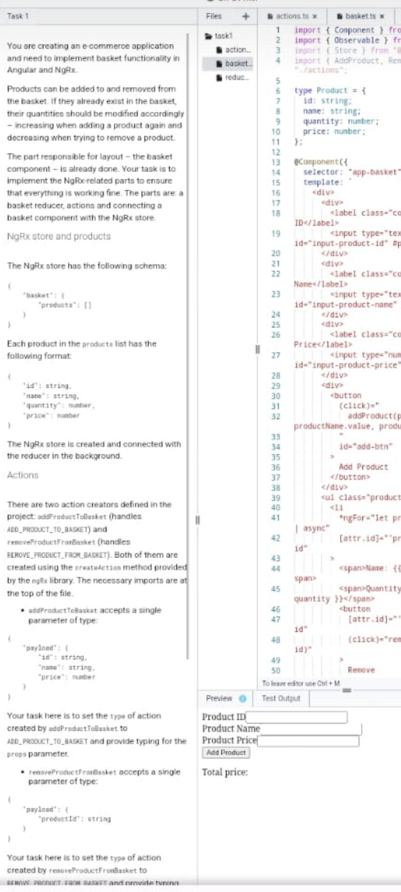 their quantities should be modified accordingly - increasing when adiding a product