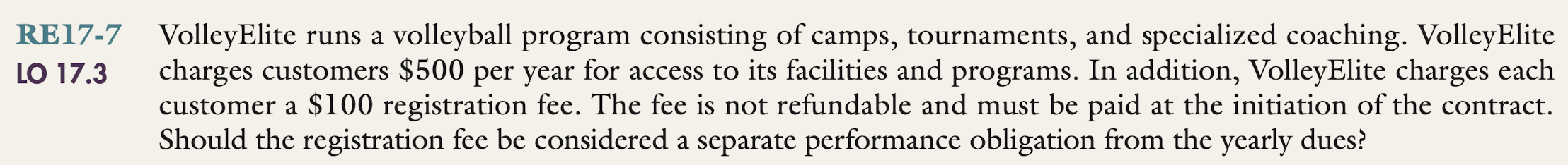  RE17-7: Please complete the following Journal Entries: (1)The original journal entry
