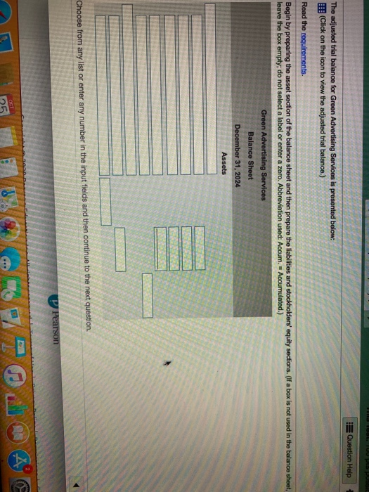 to view the adjusted trial balance.) Read the requirements. Requirement 1. Prepare