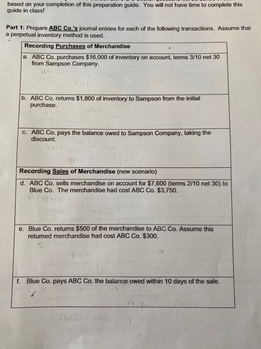  based on your completion of this preparation guide. You will not