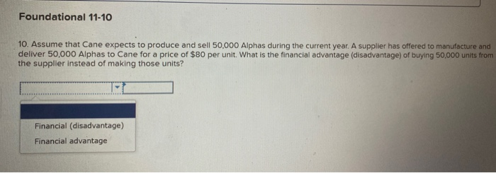 Beta that sell for $120 and $80, respectively. Each product uses only