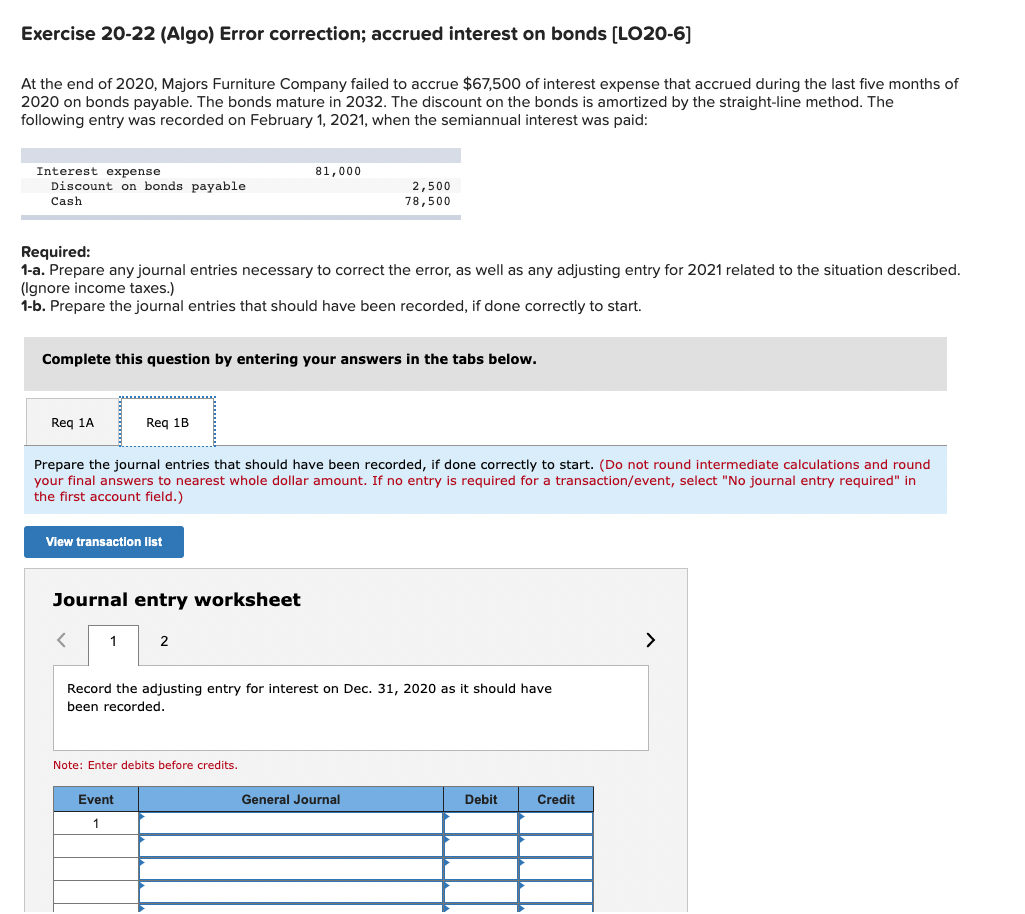 the end of 2020 , Majors Furniture Company failed to accrue $67,500