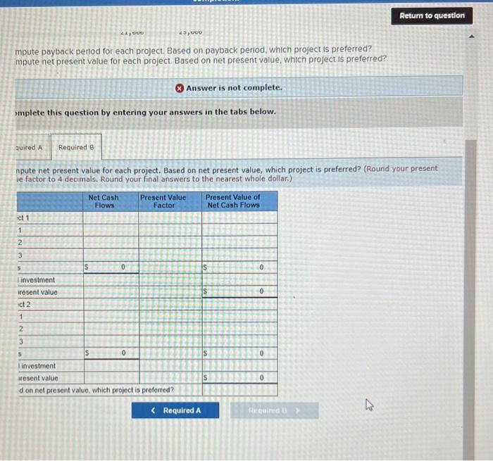 LO P1,P3 glez Company is considering two new projects with the following