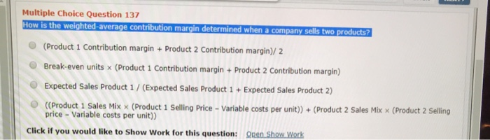 not a step in determining the break-even sales volume when the company