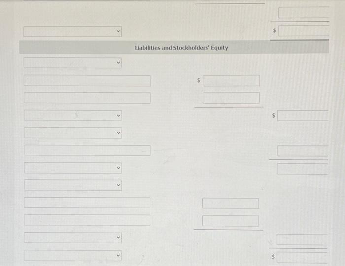 Yahoo! Inc. All dollars are in millions.) Goodwill $3,960 Common stock 6,380