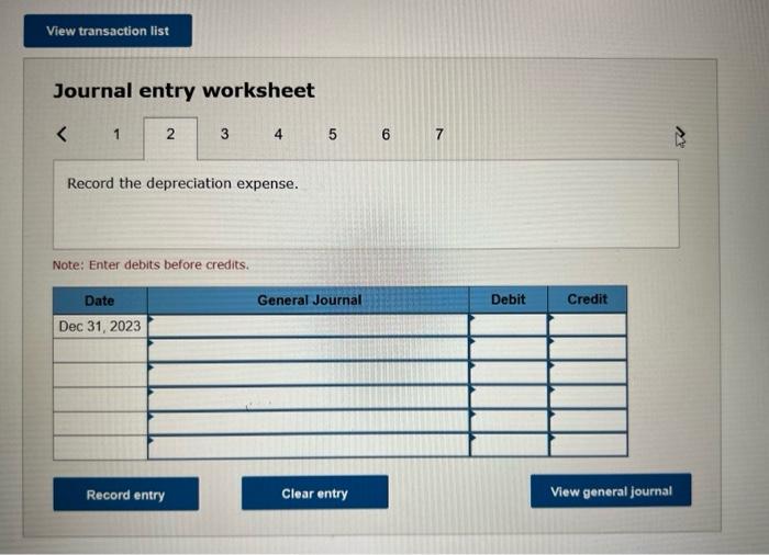 credits. Journal entry worksheet 123 Record the collection of accrued revenues. Note:
