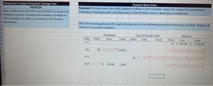 need help how to solve this please provide formula thanks Usins Excel